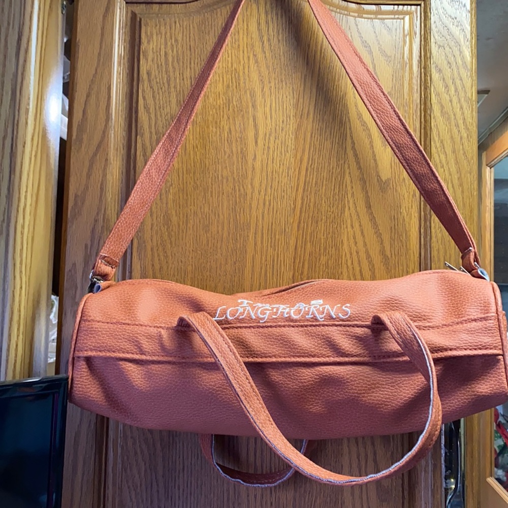 Longhorn Leather Like Crossbody Purse